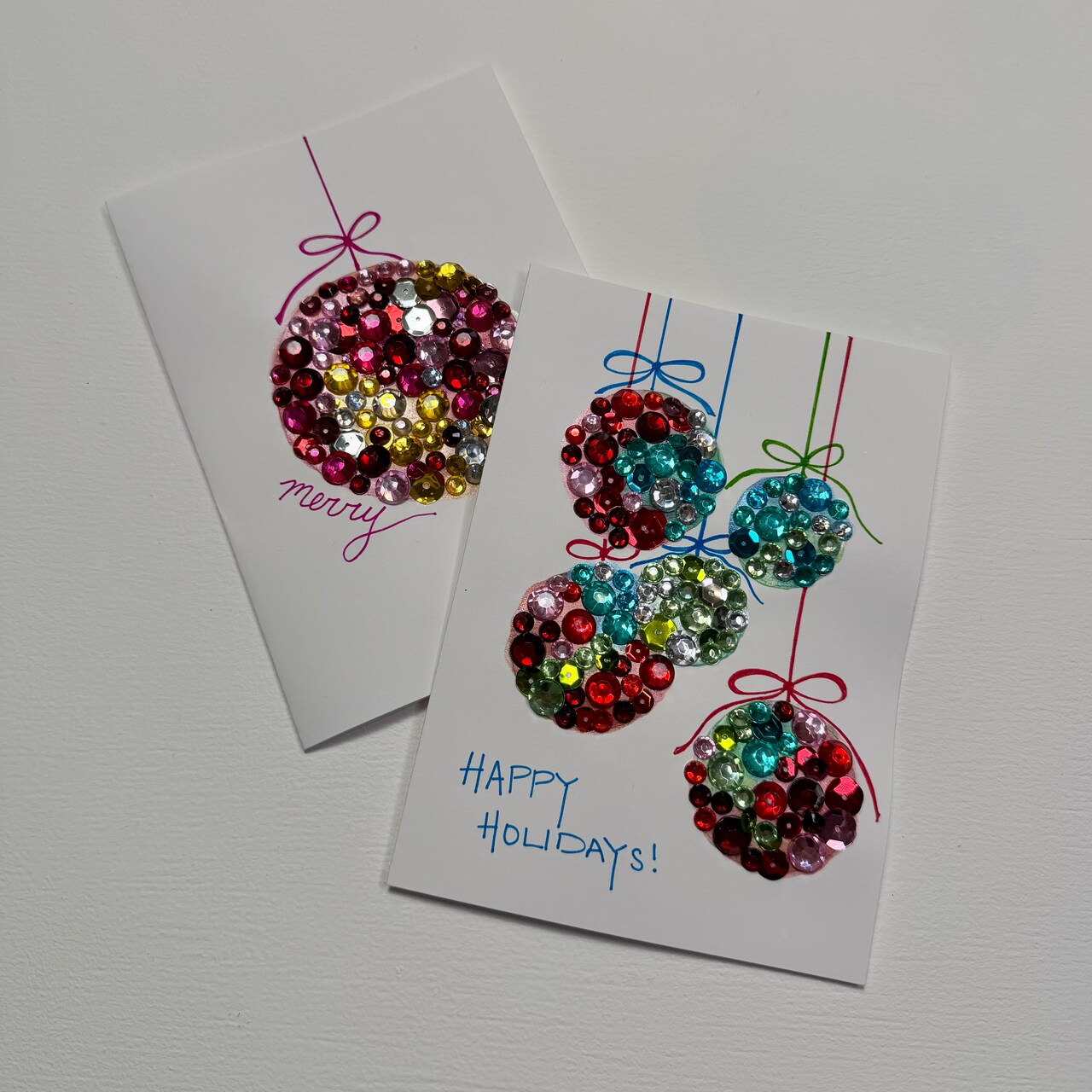 Kids Club: Embellished Ornament Holiday Cards
